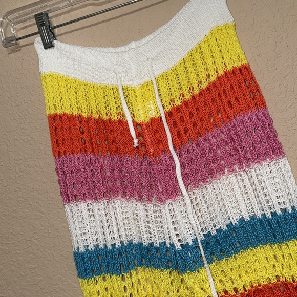 Judy Bridal Crochet Cover Up Pants - Picture 6 of 7